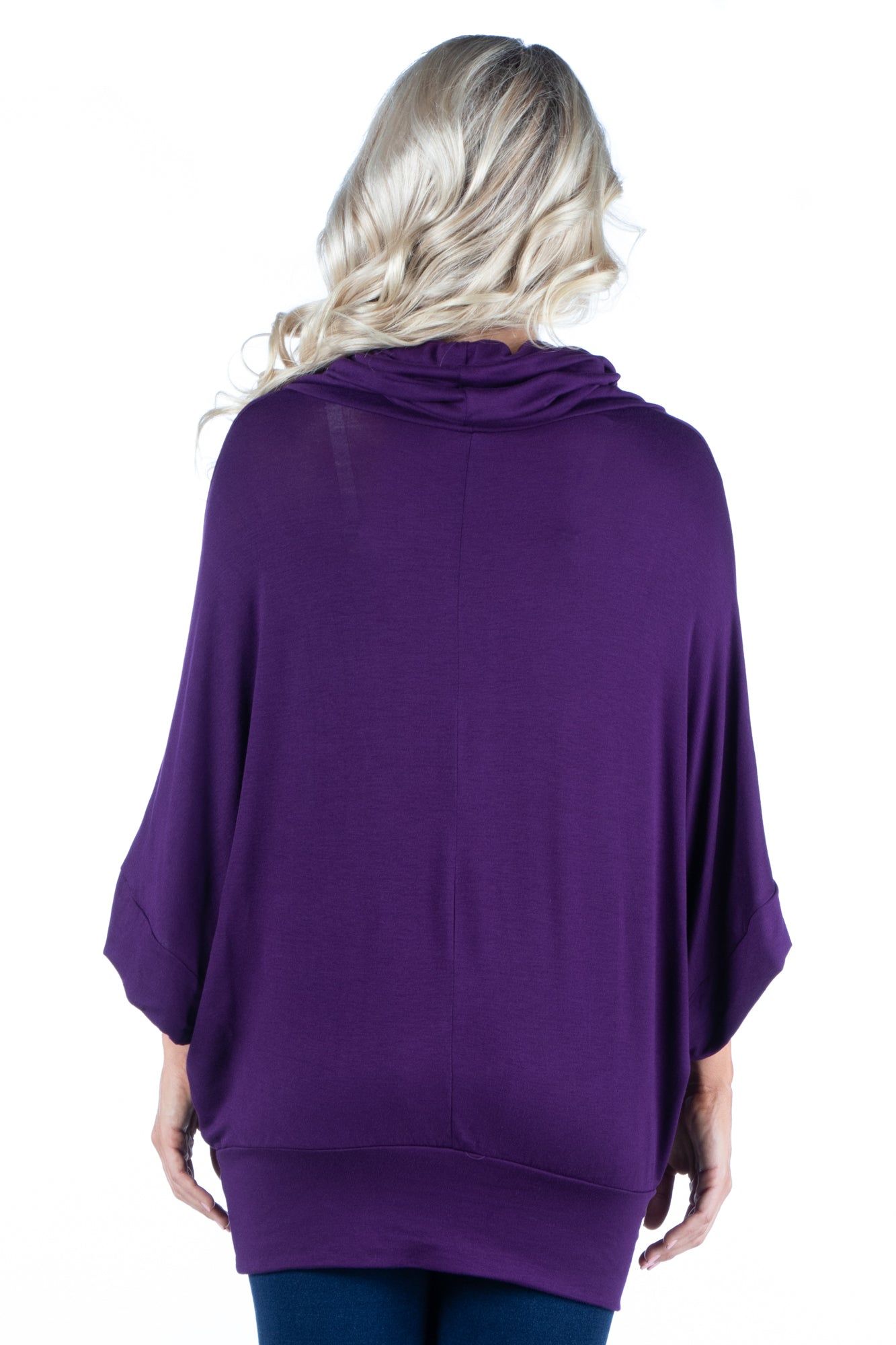 Oversized Cowl Neck Tunic Top sold by 24/7 Comfort Apparel product image thumbnail 6