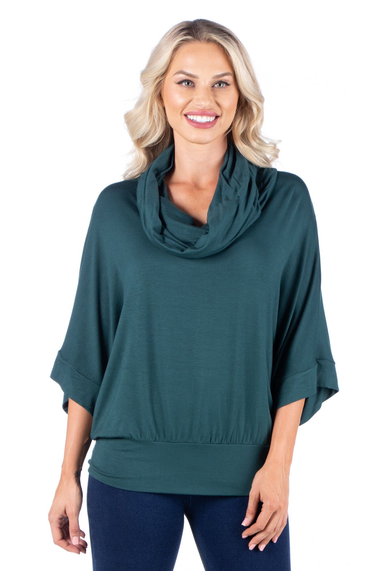 Oversized Cowl Neck Tunic Top sold by 24/7 Comfort Apparel