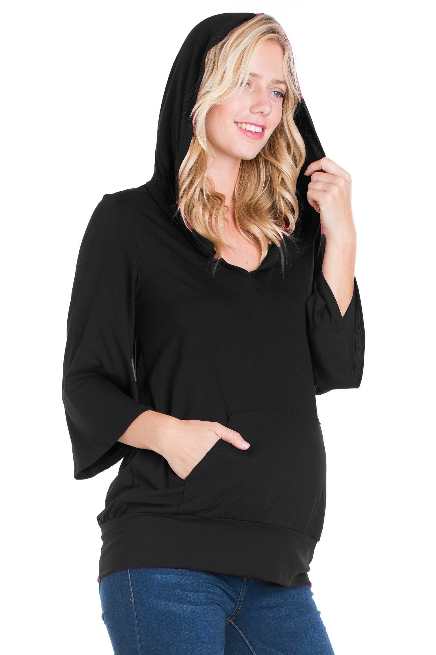 Camo Print Oversized Pocket Maternity Hoodie Top sold by 24/7 Comfort Apparel product image thumbnail 6
