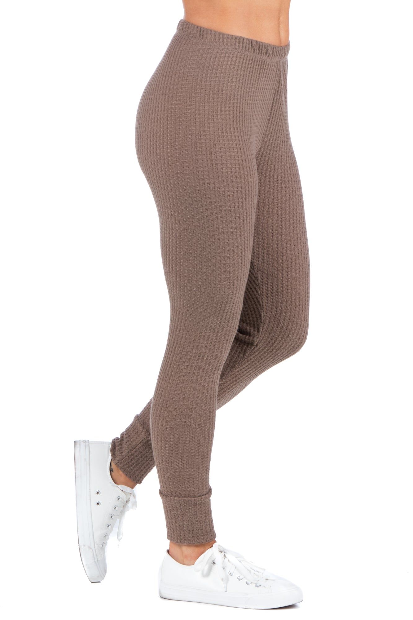 Waffle Fabric Fitted Ankle Cuff Sweatpants sold by 24/7 Comfort Apparel product image thumbnail 3