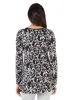 Floral Black Long Sleeve Tunic Top sold by 24/7 Comfort Apparel