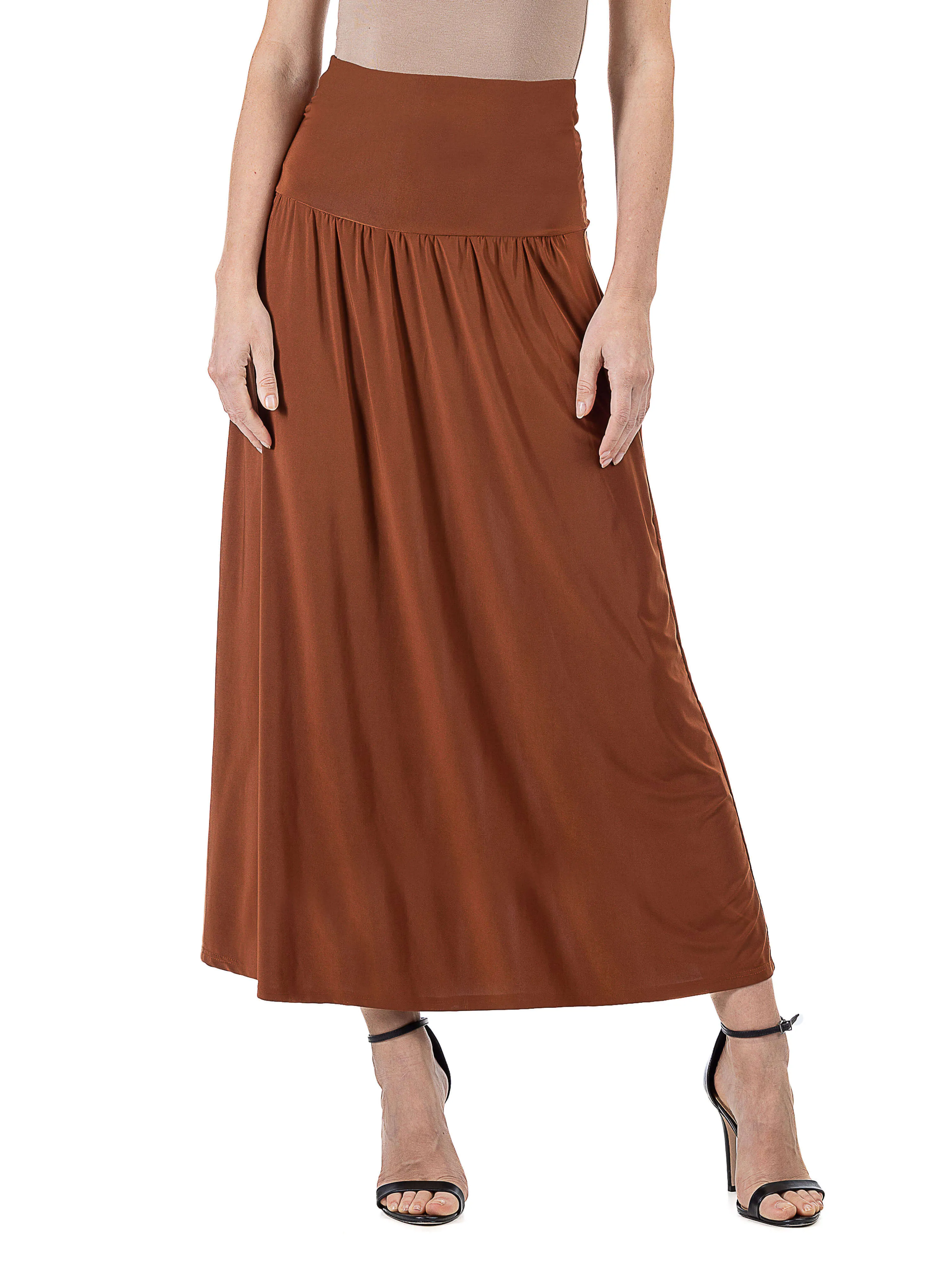 Womens Foldover Maxi Skirt With Pockets sold by 24/7 Comfort Apparel product image thumbnail 3