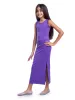 Girls Side Slit Maxi Dress Machine Washable sold by 24/7 Comfort Apparel