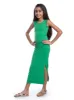 Girls Side Slit Maxi Dress Machine Washable sold by 24/7 Comfort Apparel