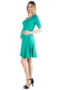 Knee Length A Line Elbow Sleeve Maternity Dress sold by 24/7 Comfort Apparel