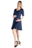 Knee Length A Line Elbow Sleeve Maternity Dress sold by 24/7 Comfort Apparel