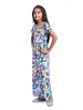 Girls Floral Print Short Sleeve Pleated Maxi Dress sold by 24/7 Comfort Apparel