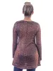 Brown Scoop Neck Long Sleeve Tunic Top sold by 24/7 Comfort Apparel