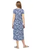 24sevenkid Girls Short Sleeve Blue Geo Print Maxi Dress sold by 24/7 Comfort Apparel