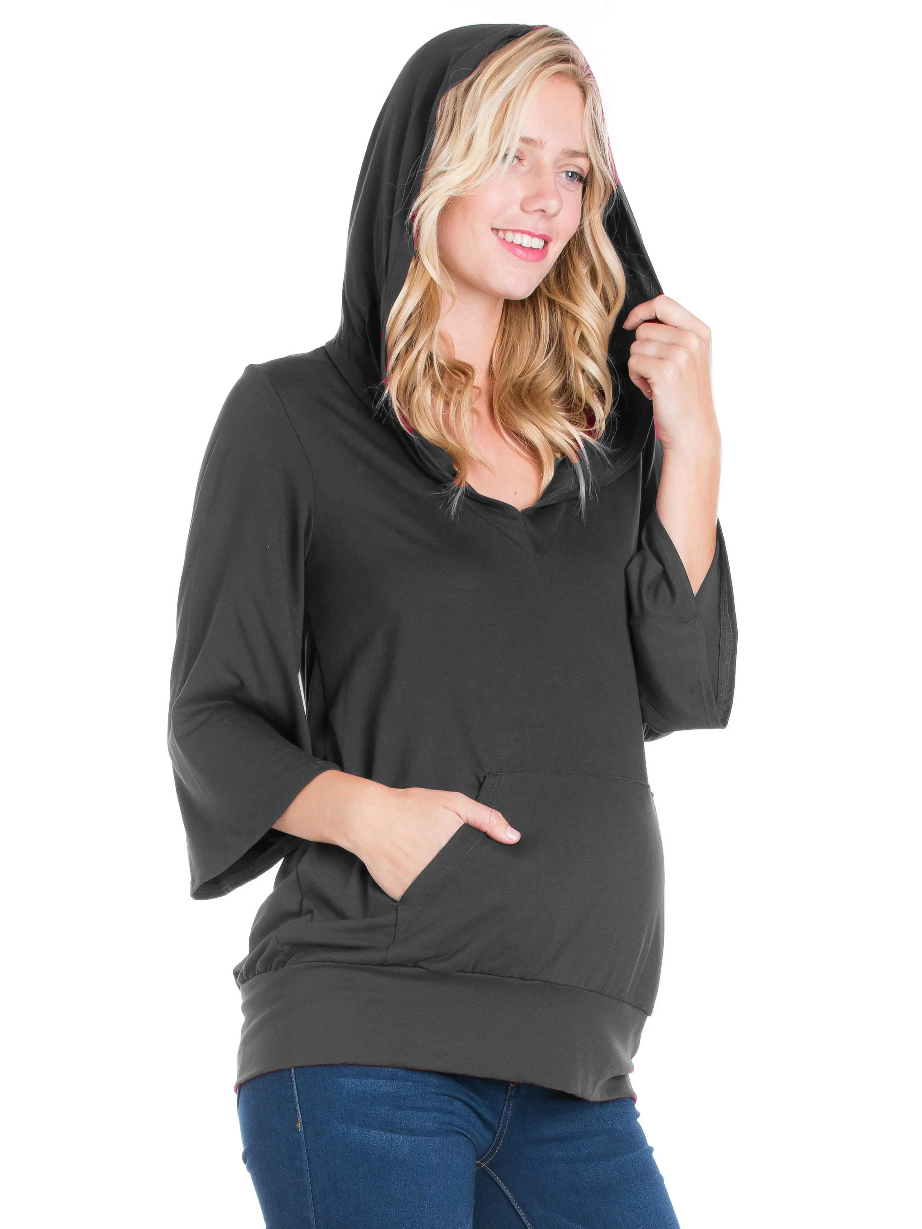 Oversized Maternity Fashion Hoodie Top sold by 24/7 Comfort Apparel