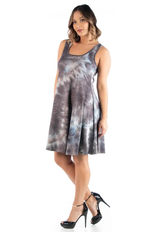 Sleeveless Plus Size Tie Dye Dress sold by 24/7 Comfort Apparel