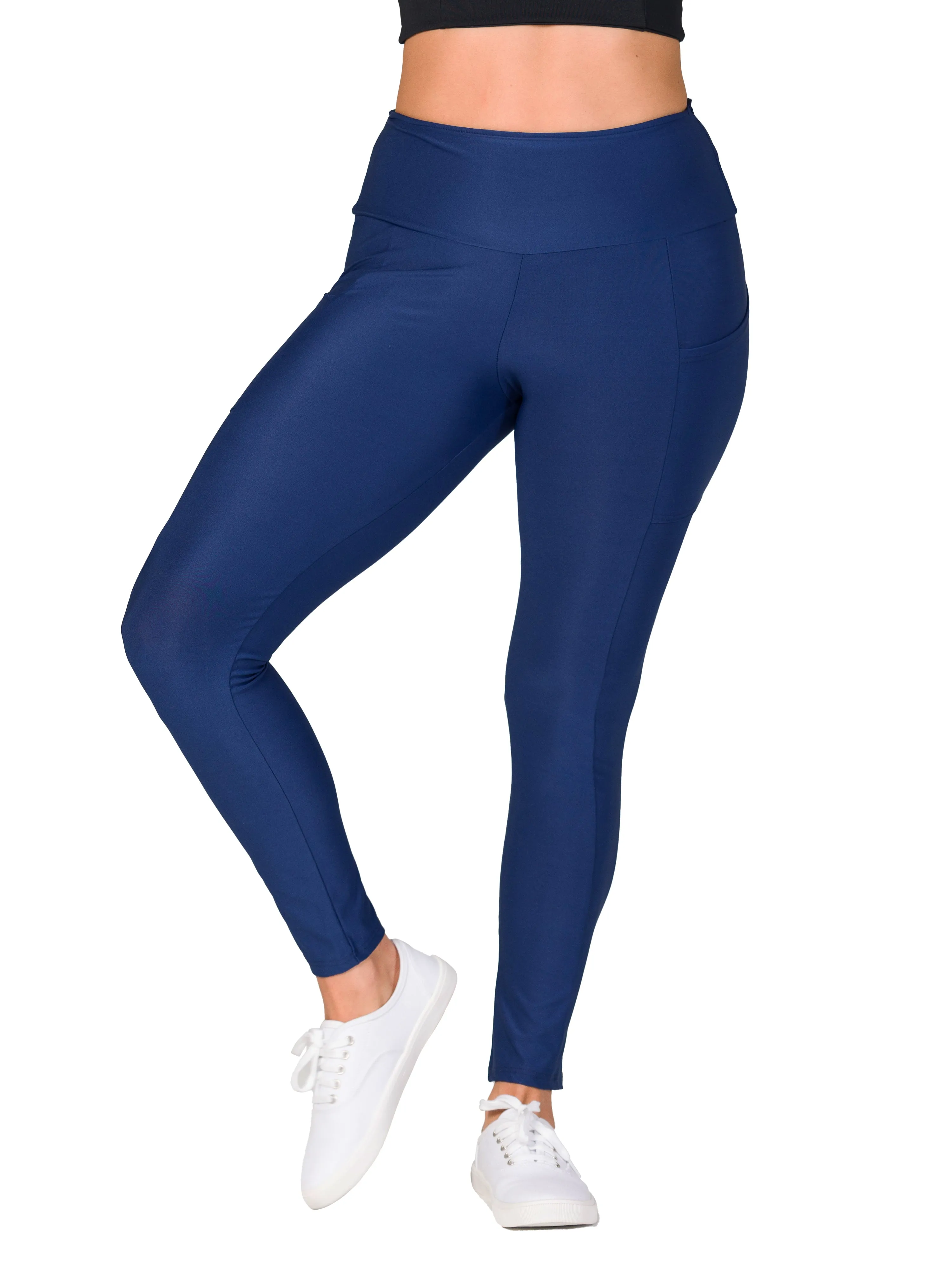 24seven Comfort Apparel Side Pocket Ankle Length Yoga Pant Leggings sold by 24/7 Comfort Apparel product image thumbnail 3
