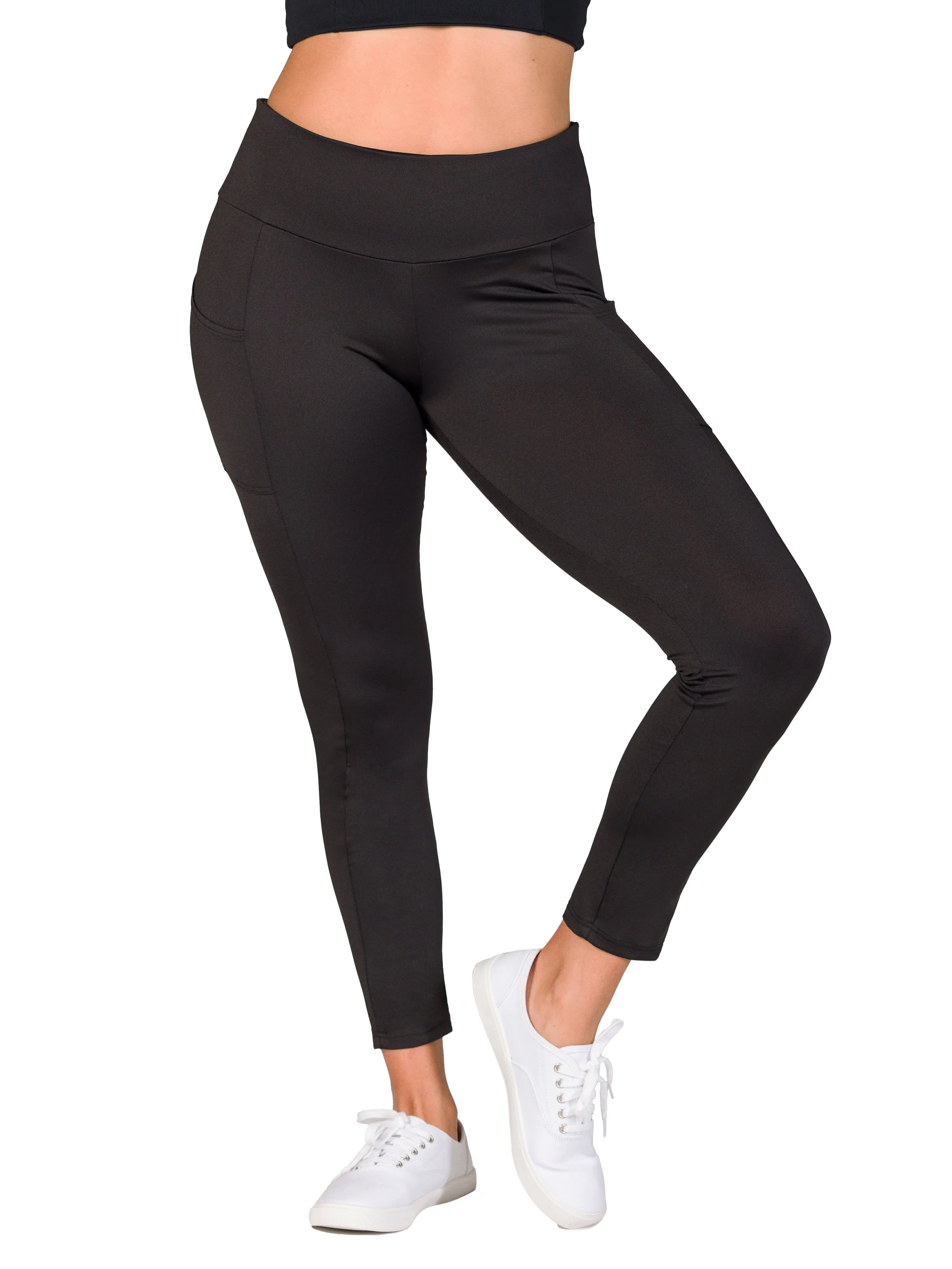 24seven Comfort Apparel Side Pocket Ankle Length Yoga Pant Leggings sold by 24/7 Comfort Apparel