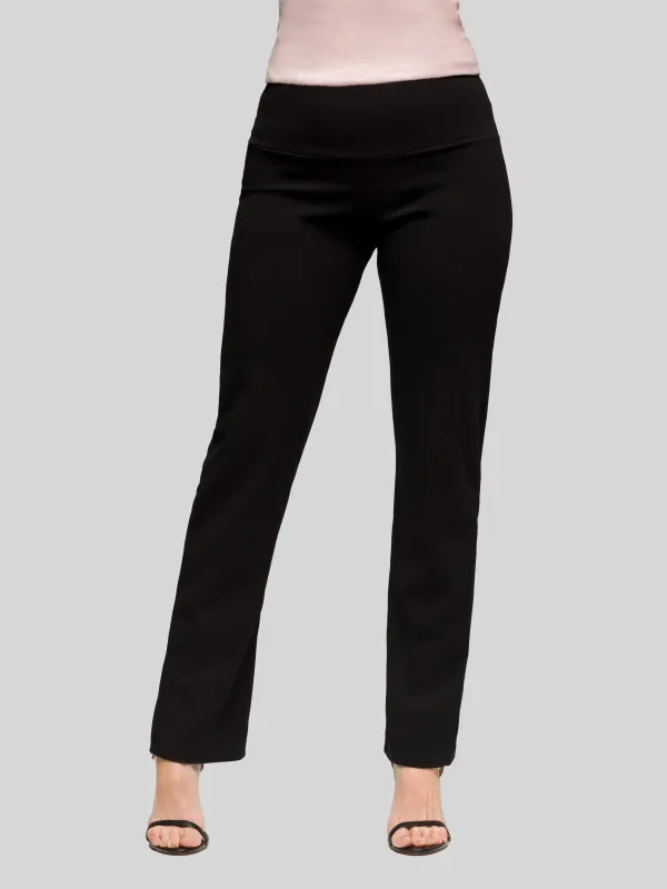 Essential Womens Comfortable Stretch High Waist Dress Pants made by 24/7 Comfort Apparel