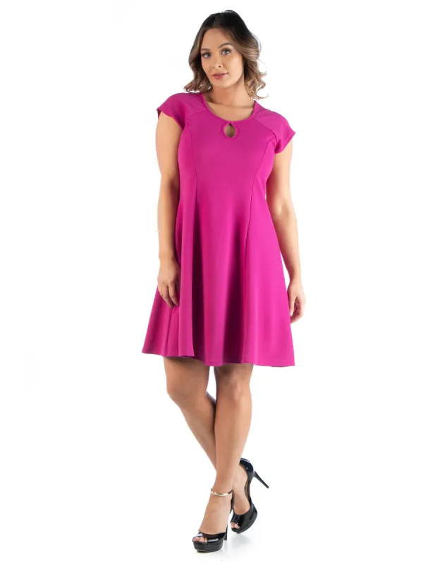 Keyhole Neck Plus Size Dress sold by 24/7 Comfort Apparel