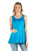 Scoop Neck Sleeveless Maternity Tank Top sold by 24/7 Comfort Apparel