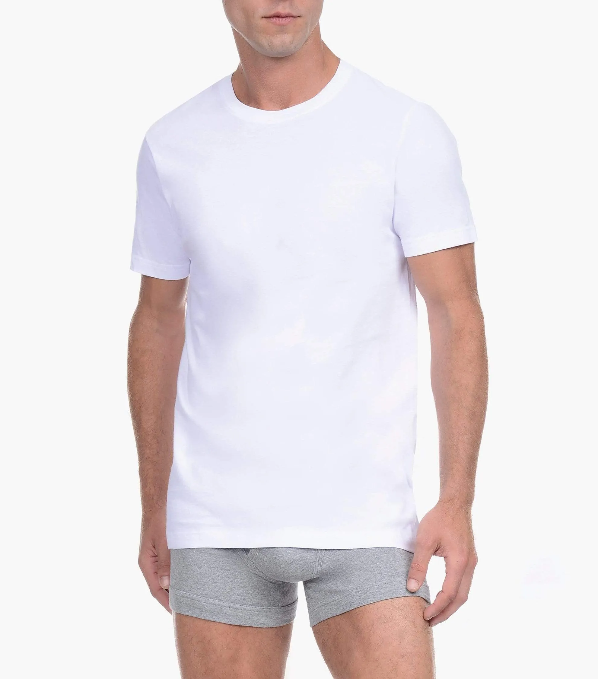 Essential Cotton Crewneck T-Shirt 3-Pack sold by 2xist product image thumbnail 2