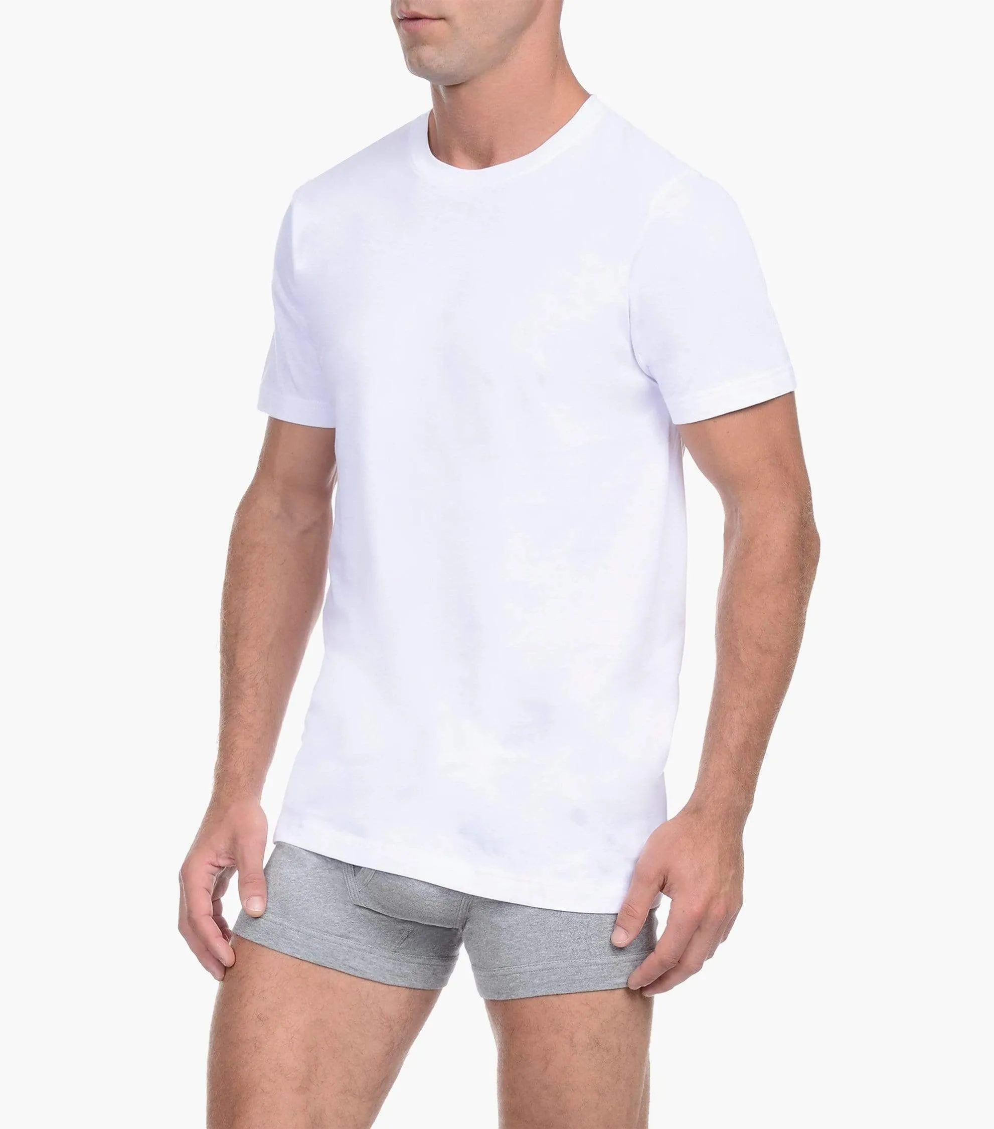 Essential Cotton Crewneck T-Shirt 3-Pack sold by 2xist product image thumbnail 4