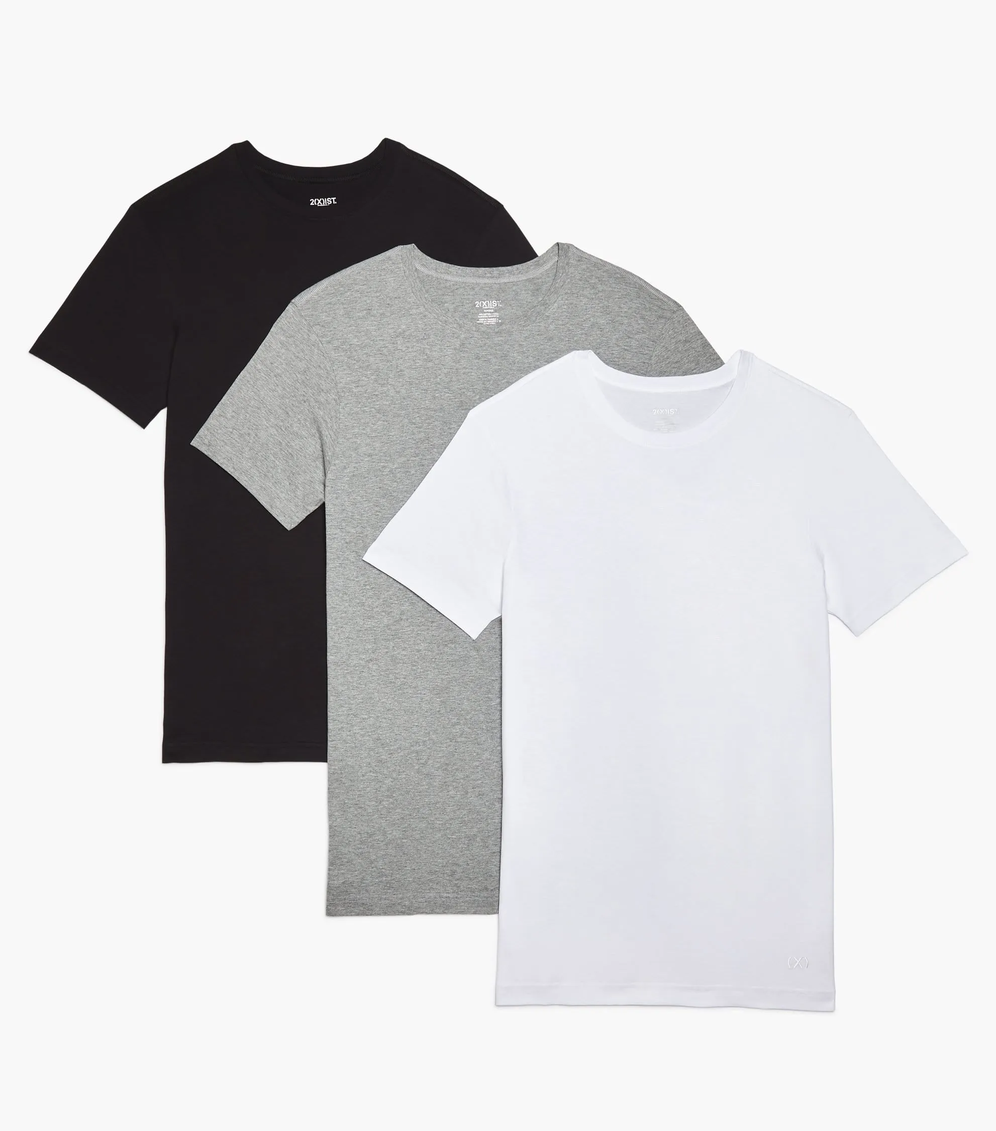 Essential Cotton Crewneck T-Shirt 3-Pack sold by 2xist
