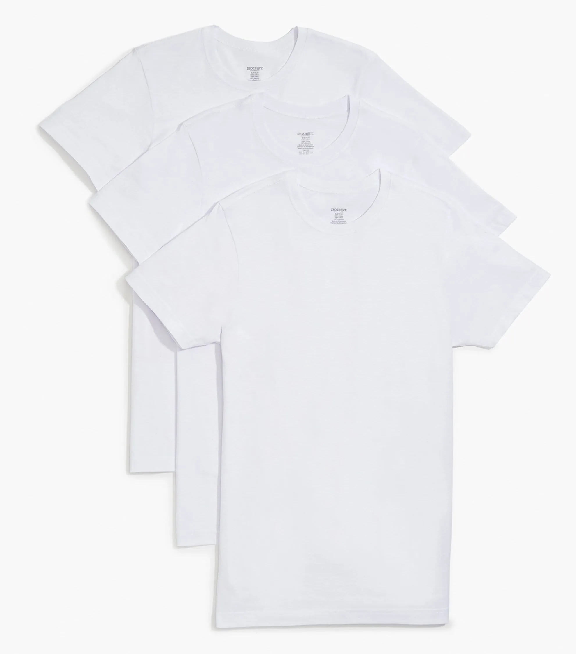 Essential Cotton Crewneck T-Shirt 3-Pack sold by 2xist