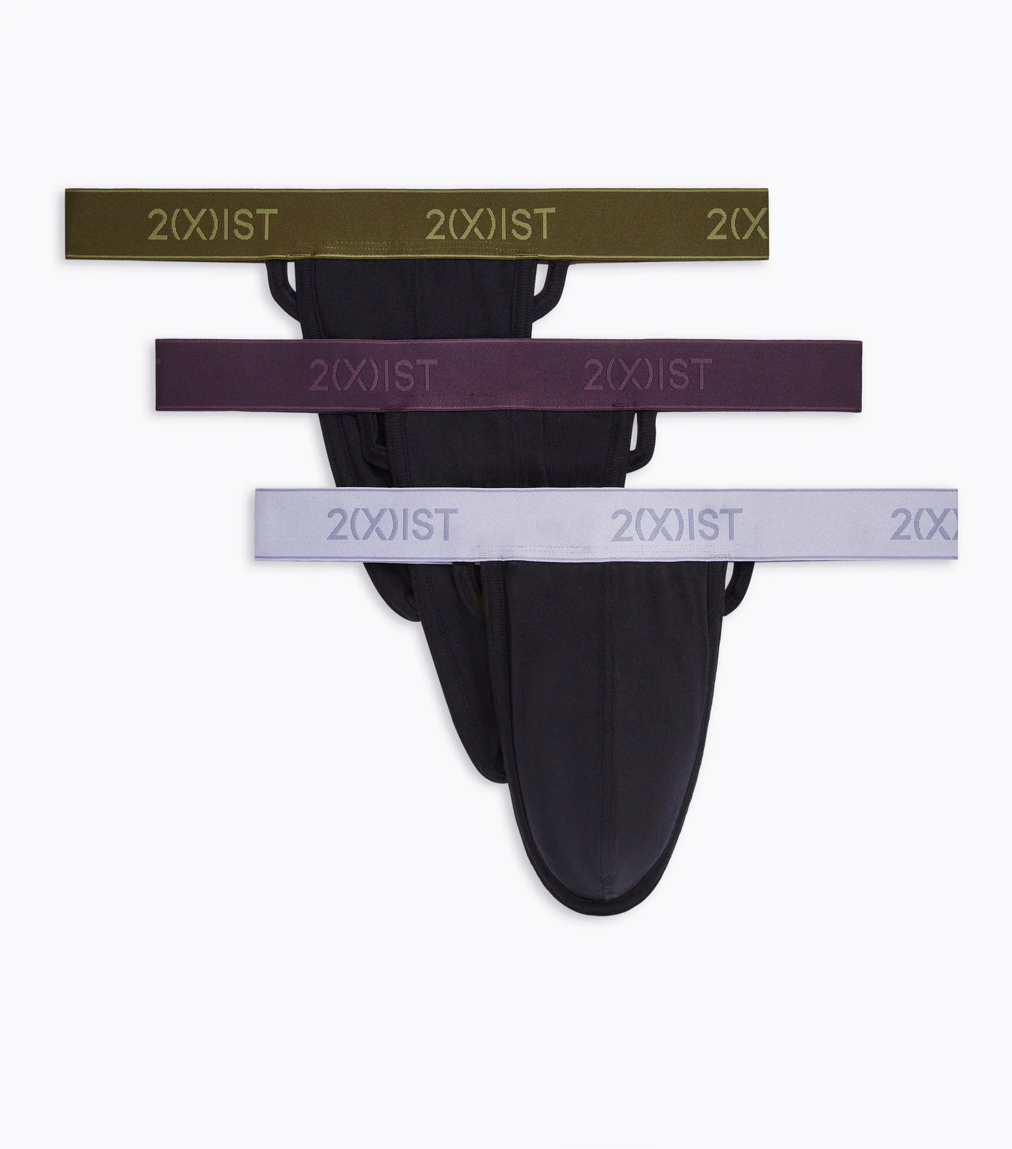 Essential Cotton Y-Back Thong 3-Pack sold by 2xist