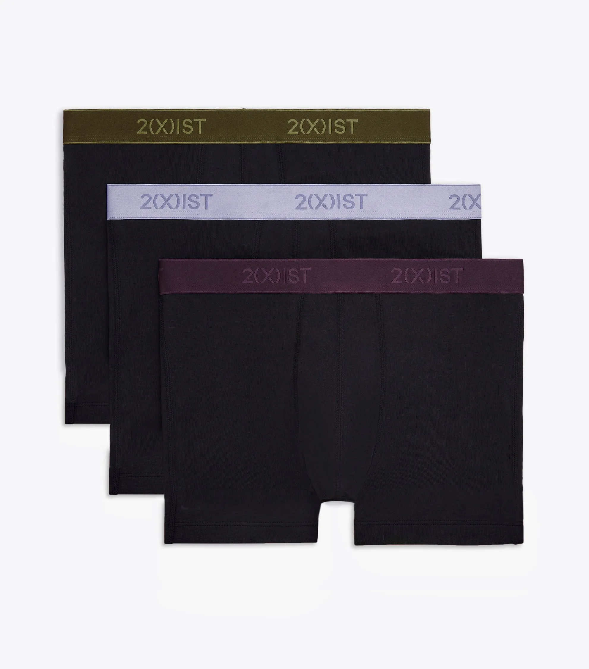 Essential Cotton No-Show Trunk 3-Pack sold by 2xist