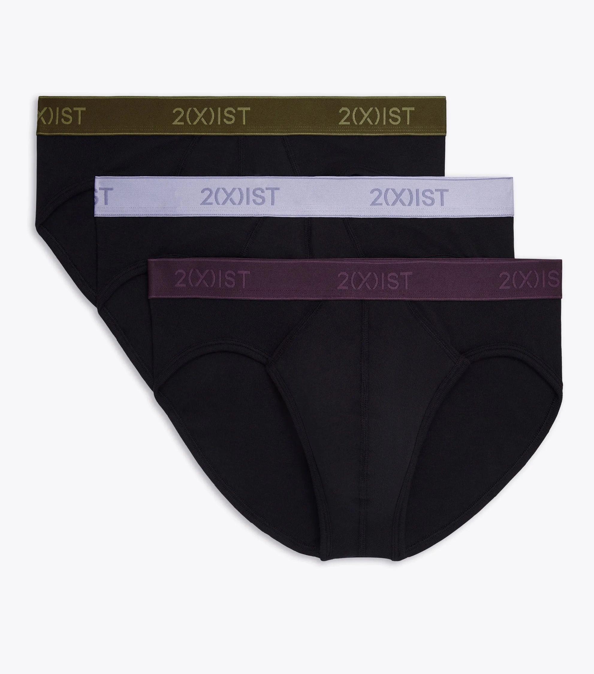 Essential Cotton No-Show Brief 3-Pack sold by 2xist