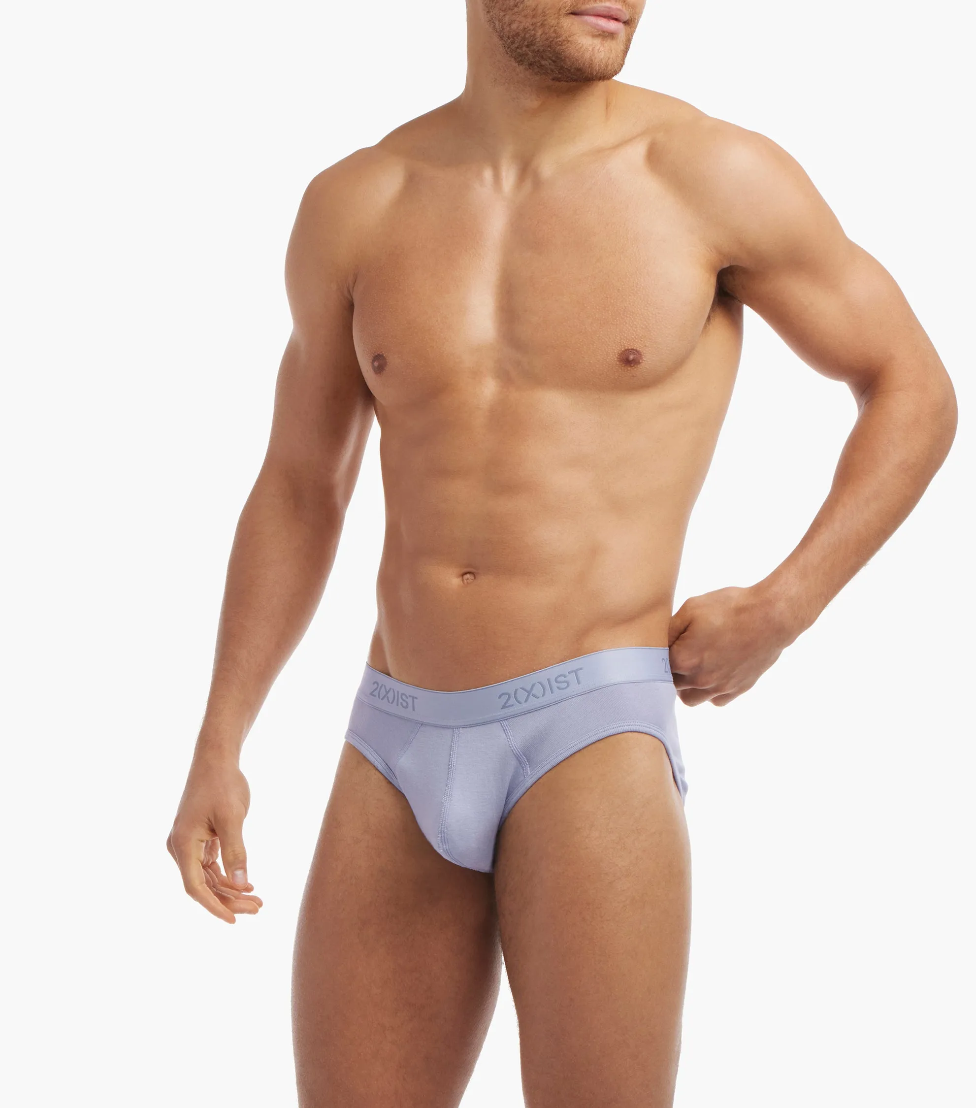 Essential Cotton No-Show Brief 3-Pack sold by 2xist product image thumbnail 2