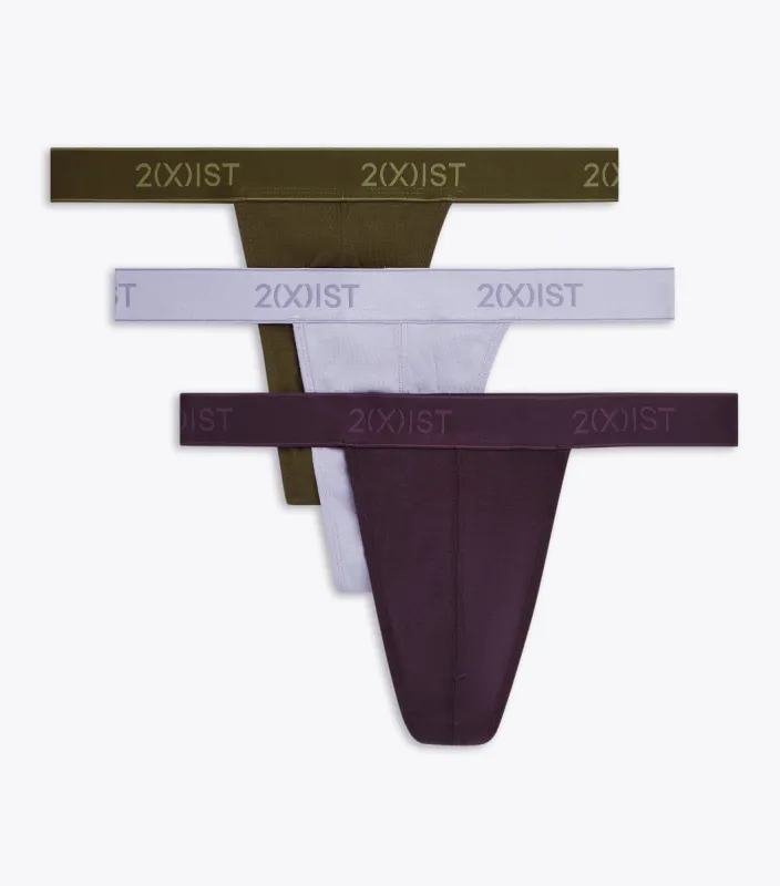 Essential Cotton Classic Thong 3-Pack sold by 2xist