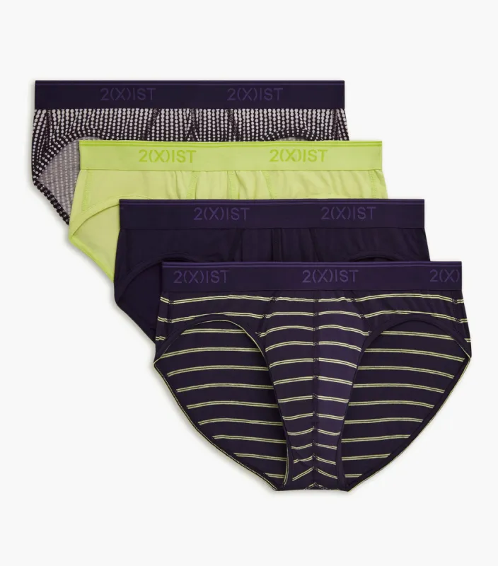 Cotton Stretch No Show Brief 3+1 Bonus Pack sold by 2xist