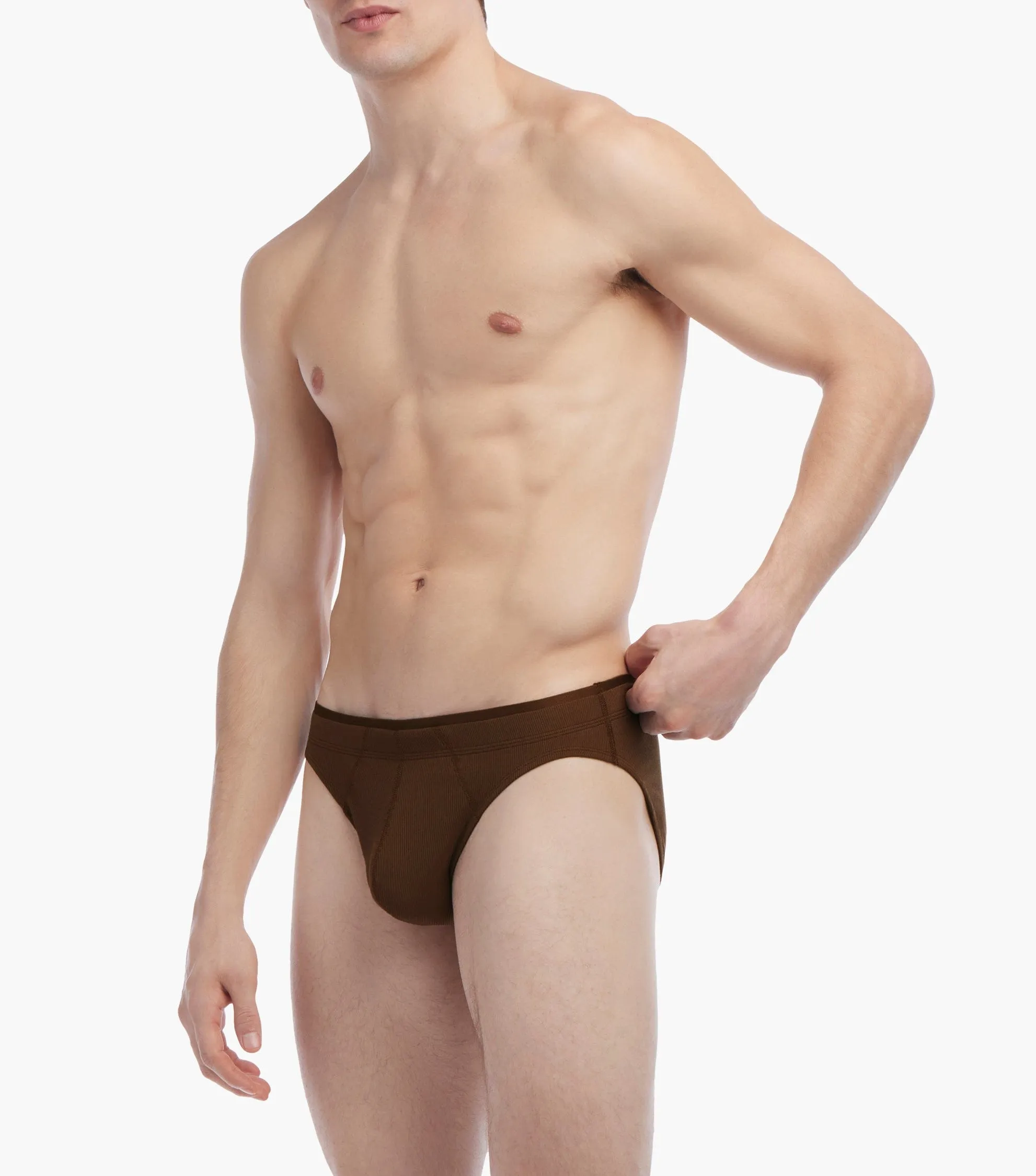 Modal Rib Low-Rise Brief sold by 2xist product image thumbnail 2
