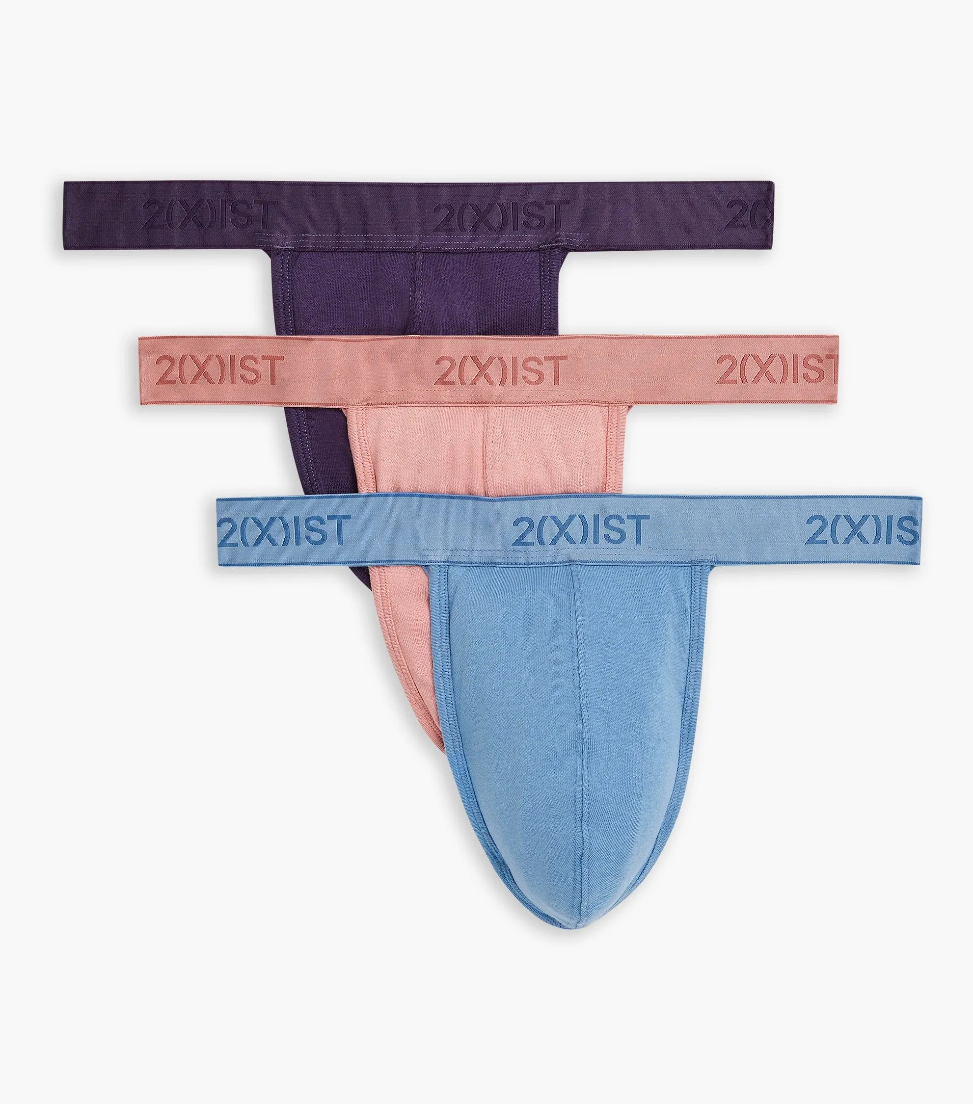 Essential Cotton Y-Back Thong 3-Pack sold by 2xist