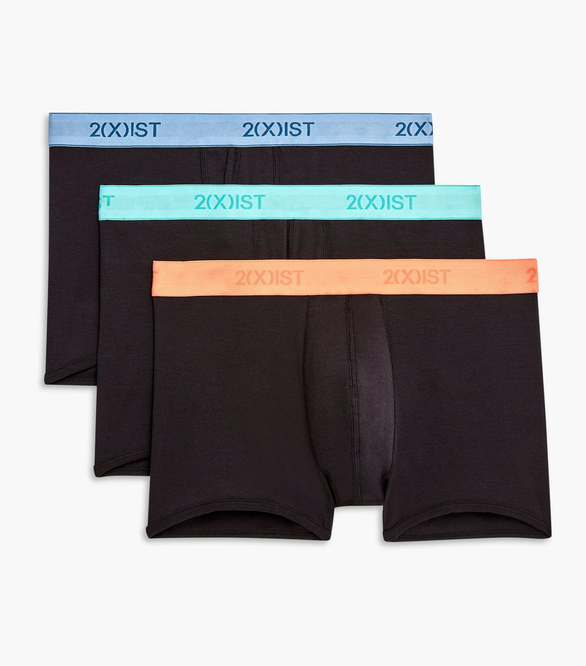Essential Cotton No-Show Trunk 3-Pack sold by 2xist