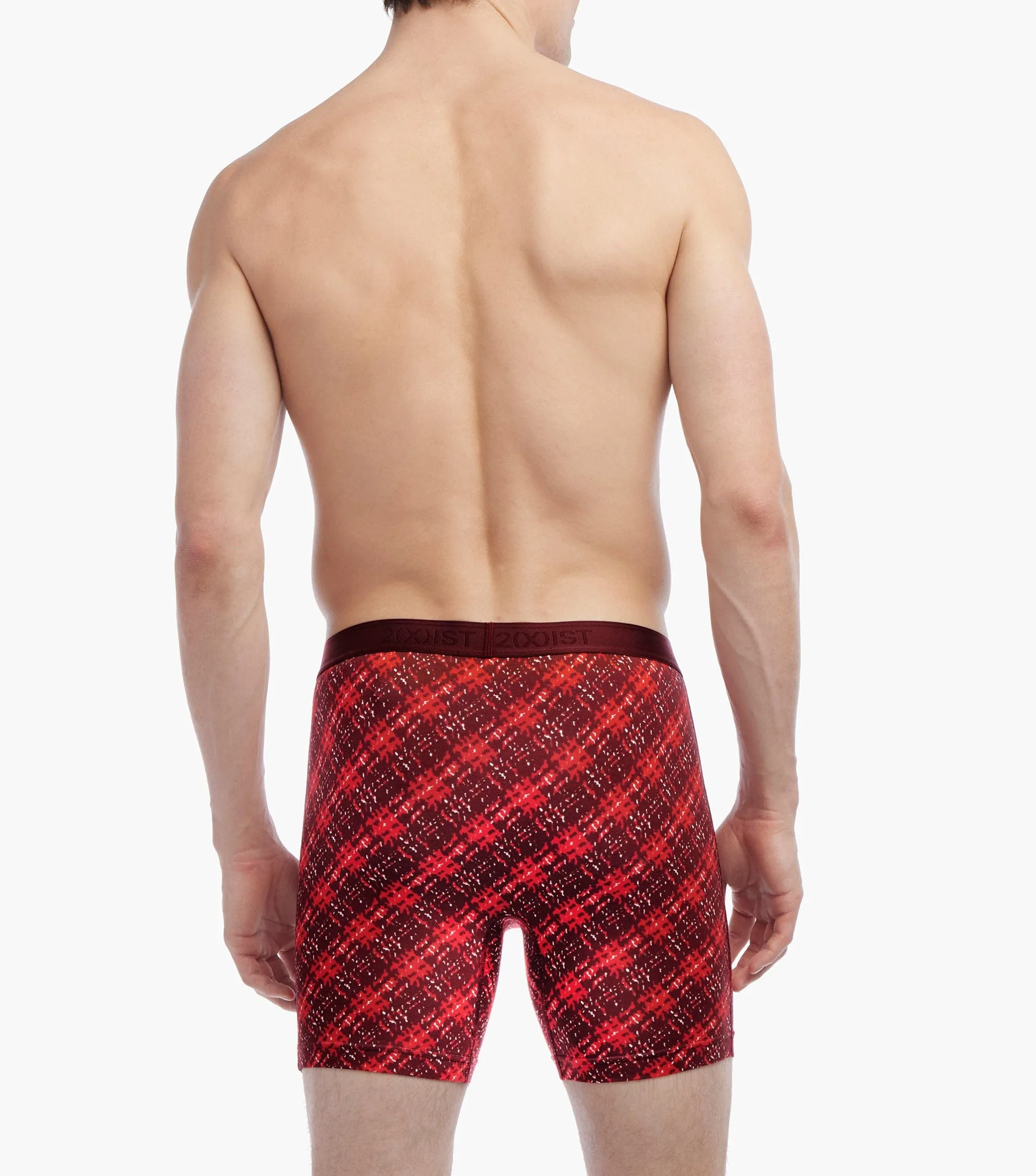 Cotton Stretch 6" Boxer Brief 3+1 Bonus Pack sold by 2xist product image thumbnail 4