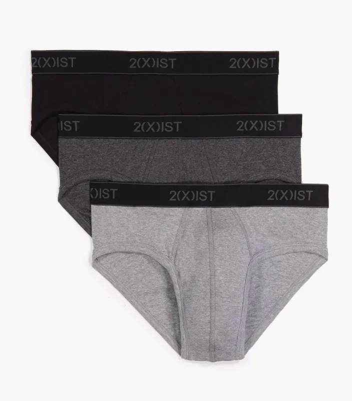 Essential Cotton No-Show Brief 3-Pack sold by 2xist