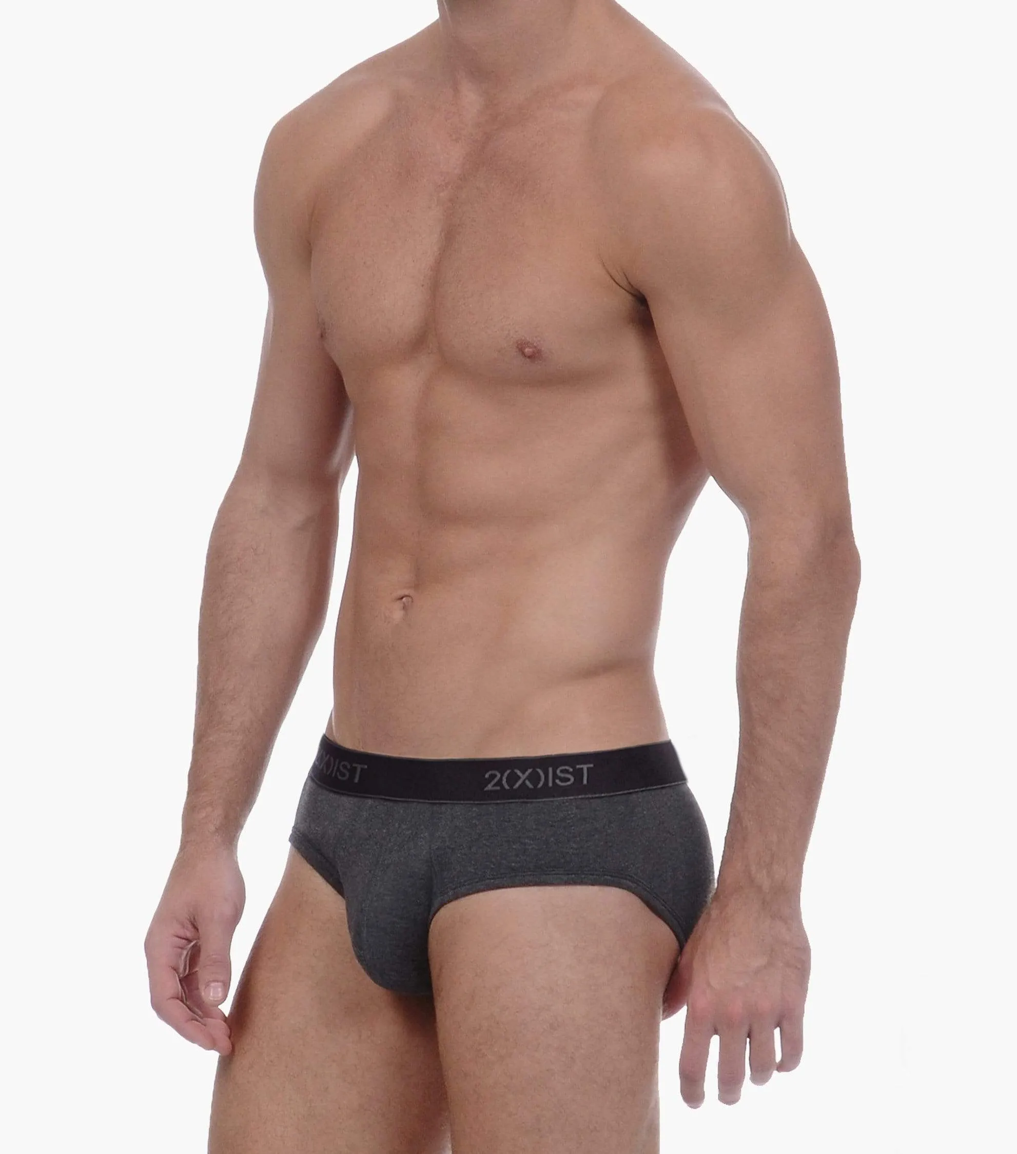 Essential Cotton No-Show Brief 3-Pack sold by 2xist product image thumbnail 3