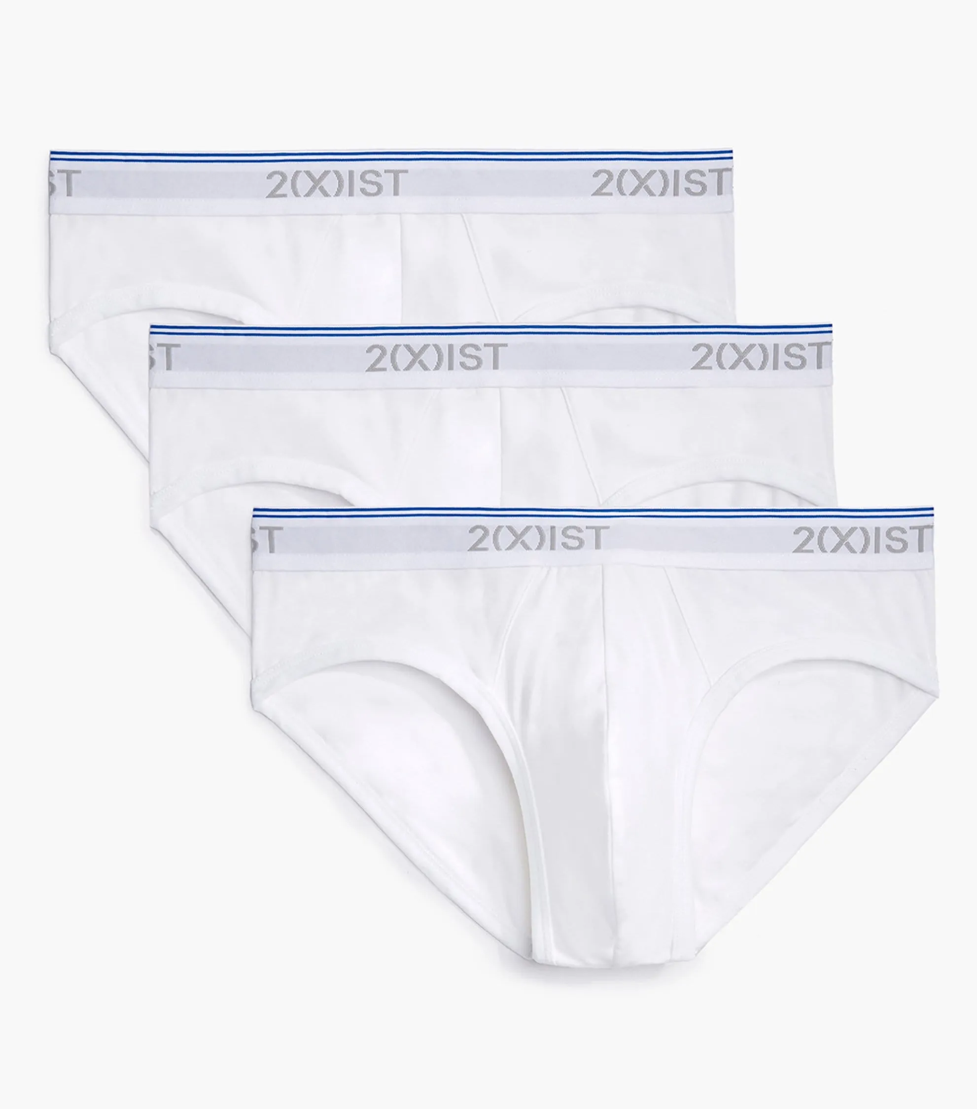 Cotton Stretch No-Show Brief 3-Pack sold by 2xist