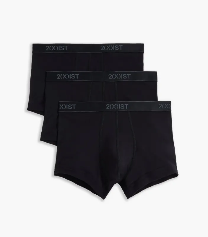 Essential Cotton No-Show Trunk 3-Pack sold by 2xist