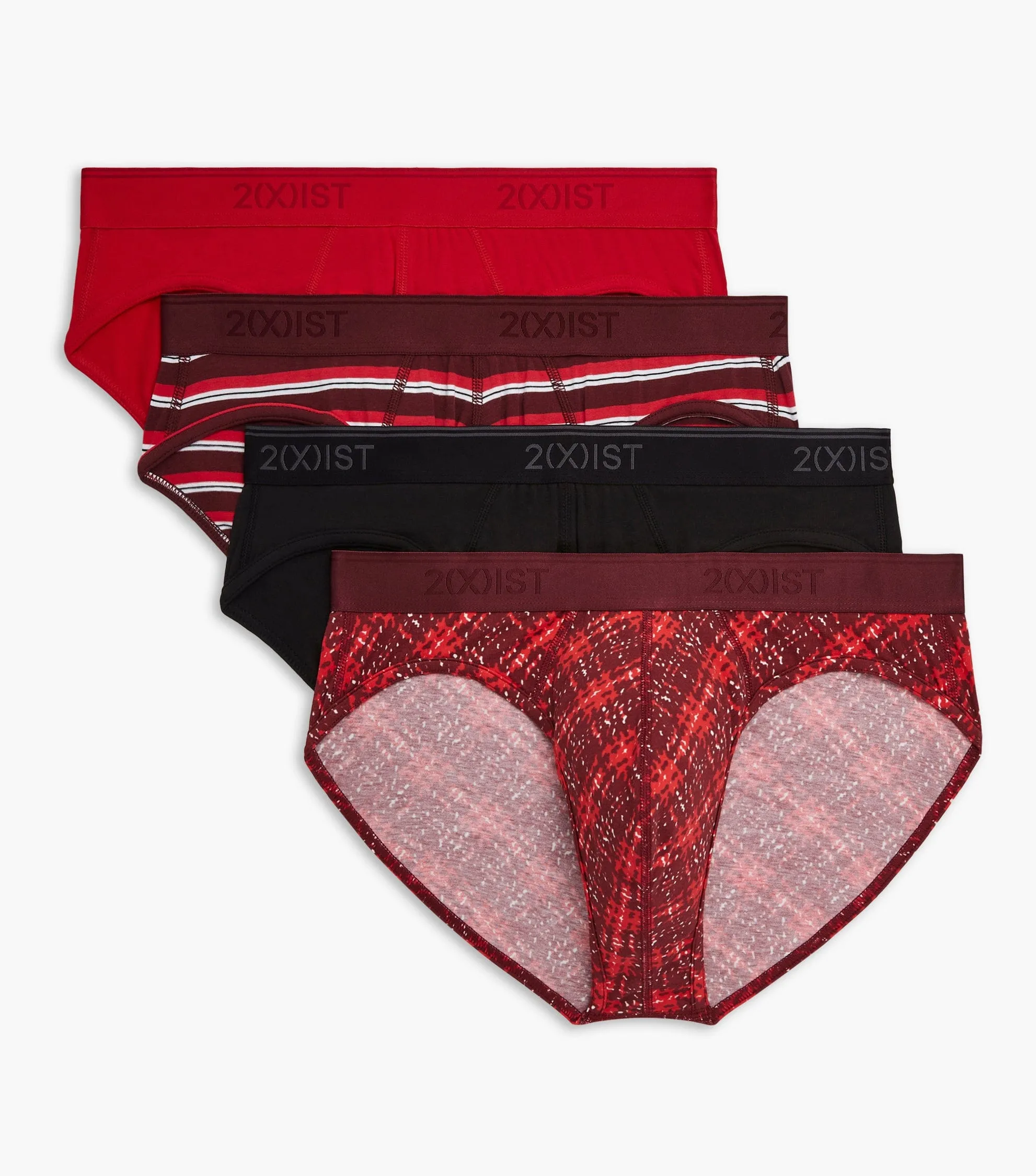 Cotton Stretch No Show Brief 3+1 Bonus Pack sold by 2xist