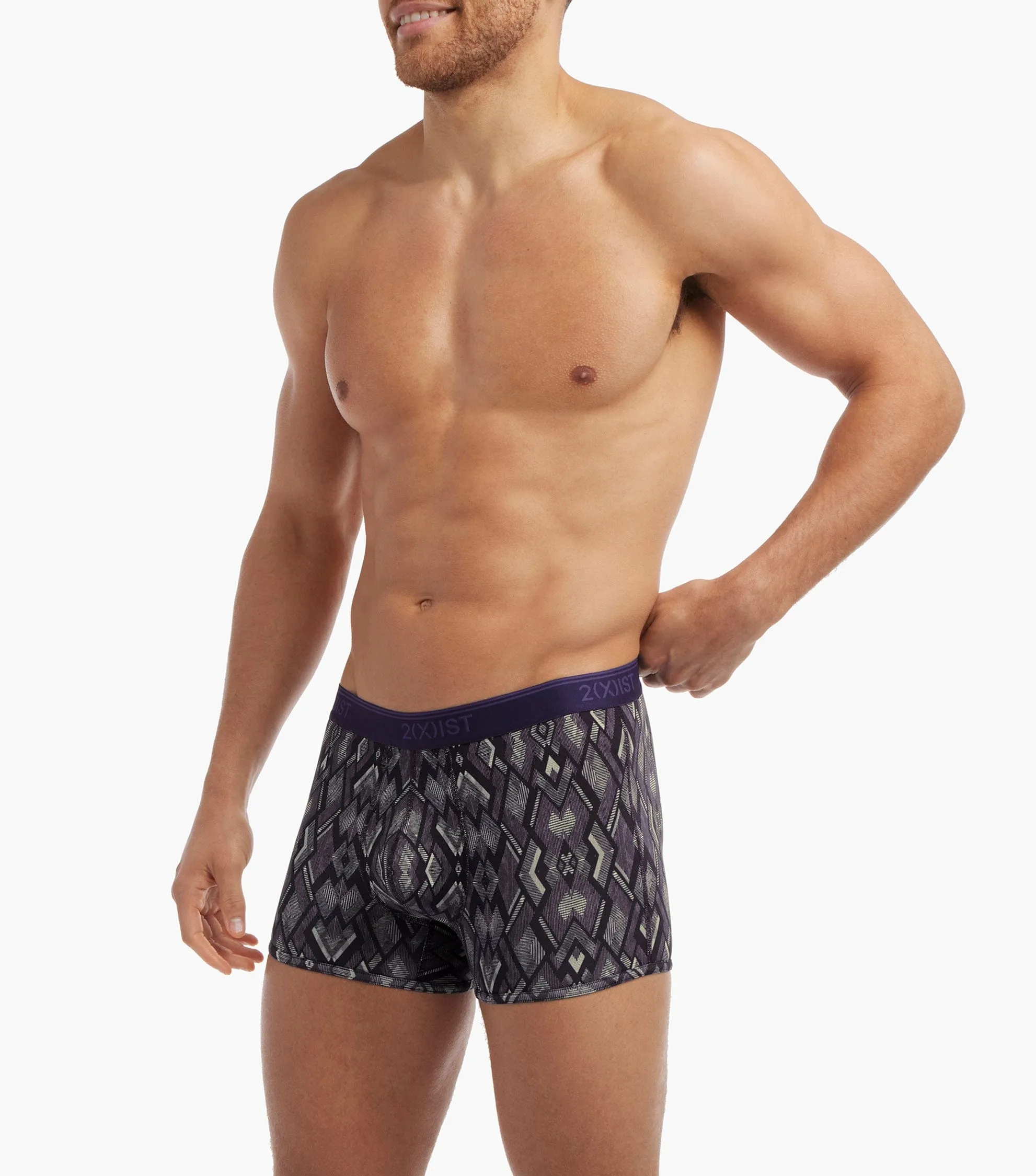 Cotton Stretch No-Show Trunk 3-Pack sold by 2xist product image thumbnail 2
