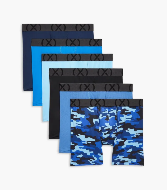 (X) Sport Mesh | 6" Boxer Brief 6-pack sold by 2xist