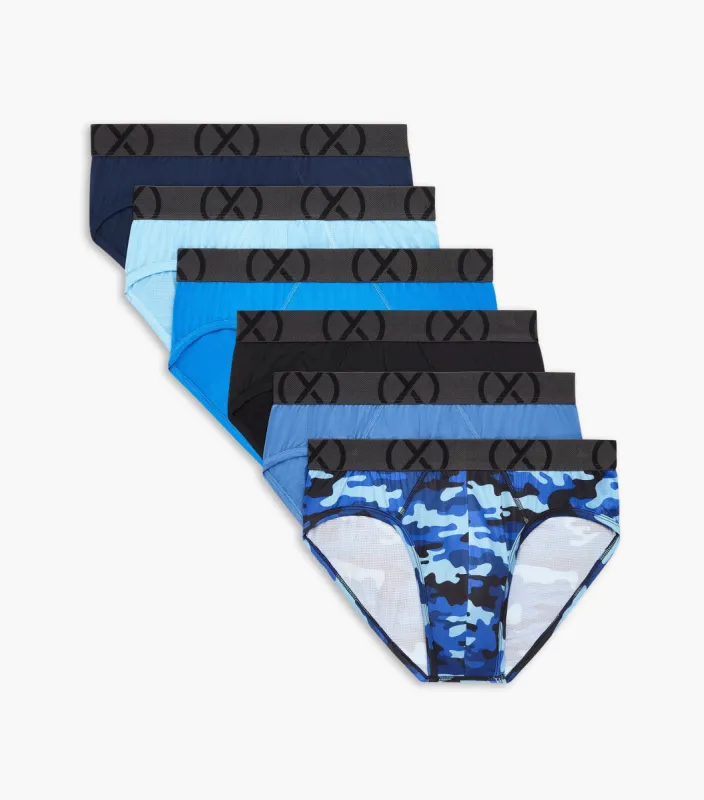 (X) Sport Mesh | No-Show Brief 6-pack sold by 2xist