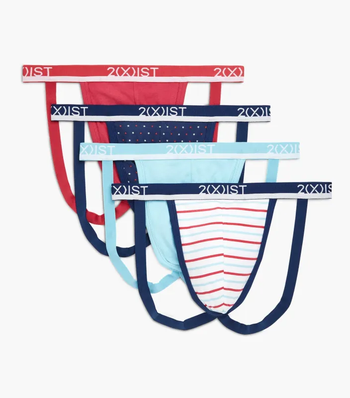 Cotton Stretch Jock Strap 3+1 Bonus Pack sold by 2xist