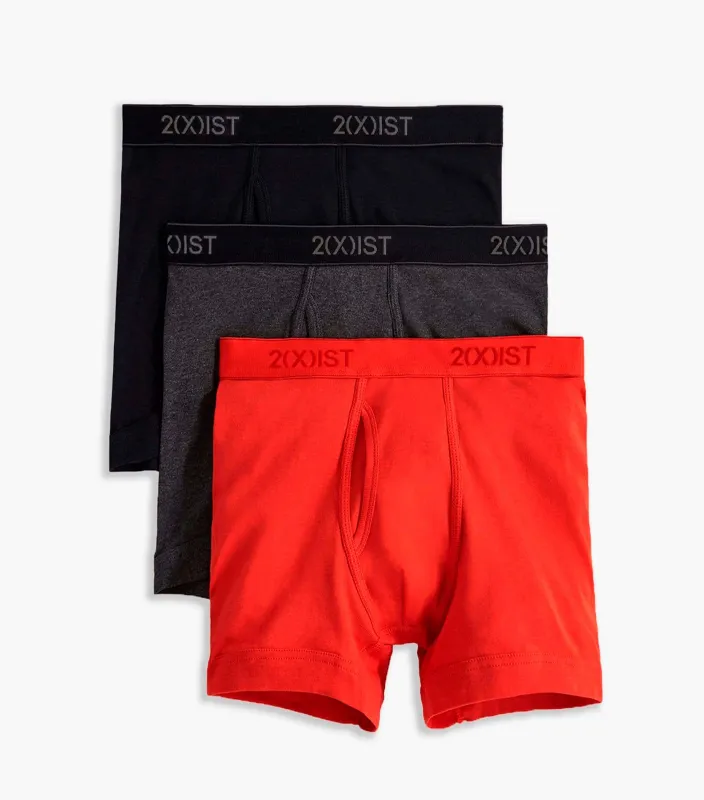 Essential Cotton 6" Boxer Brief 3-Pack sold by 2xist