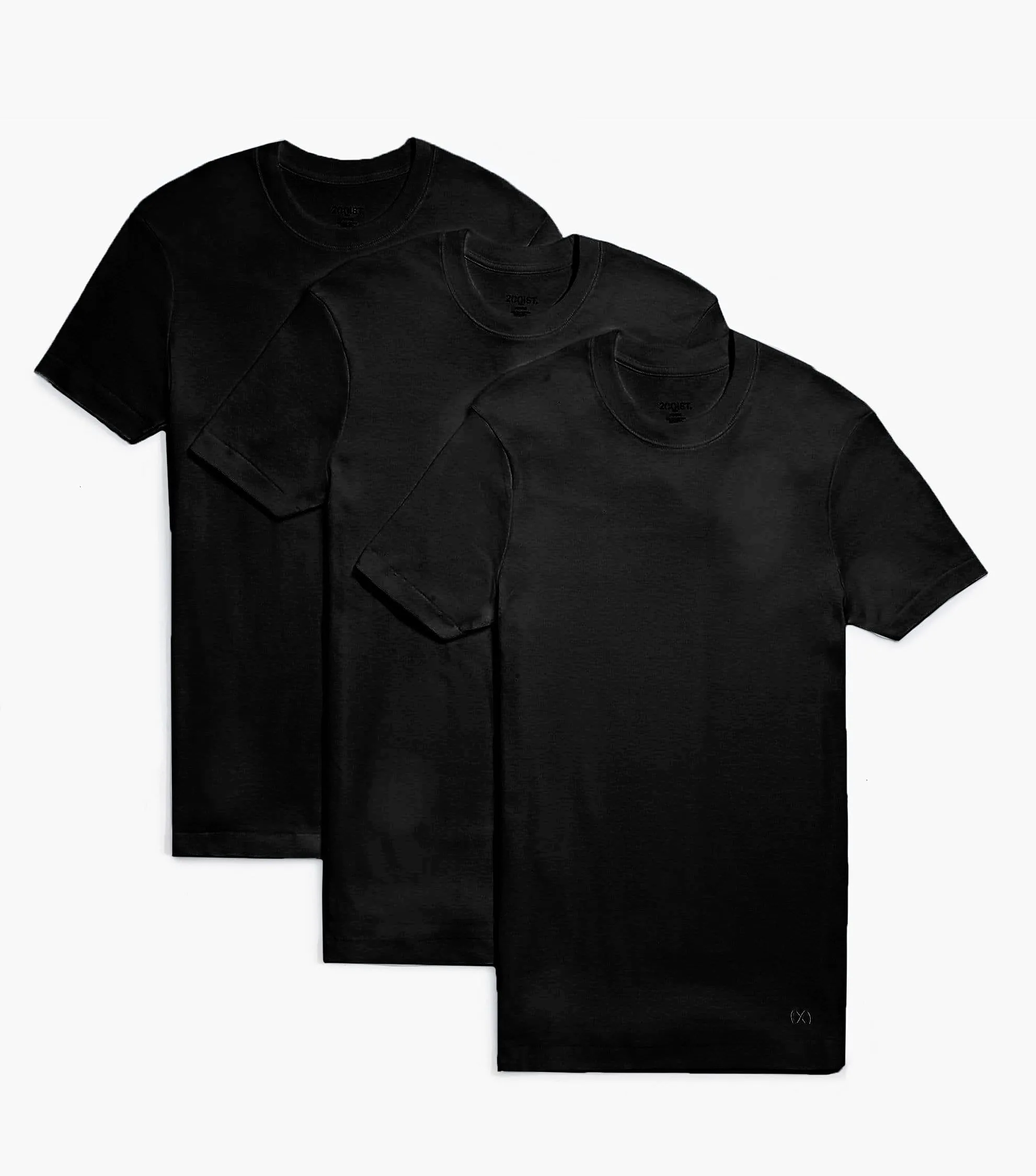 Pima Cotton Crewneck T-Shirt | 3-Pack sold by 2xist