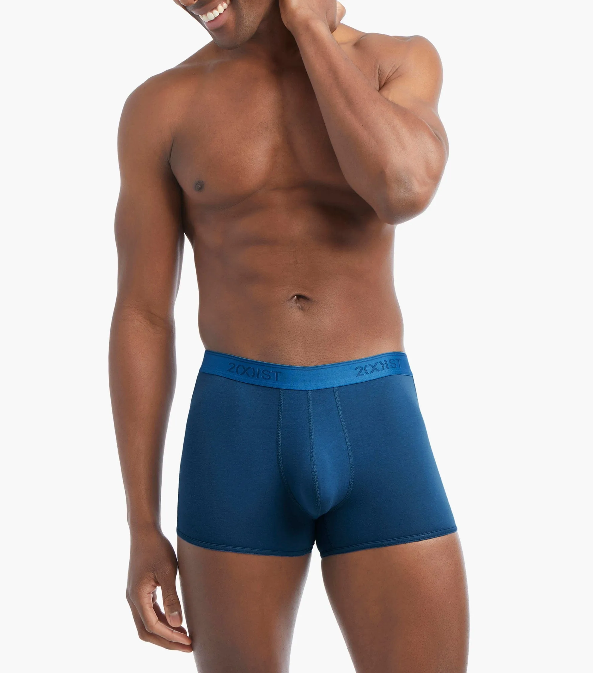 Cotton Stretch No-Show Trunk 3-Pack sold by 2xist product image thumbnail 5