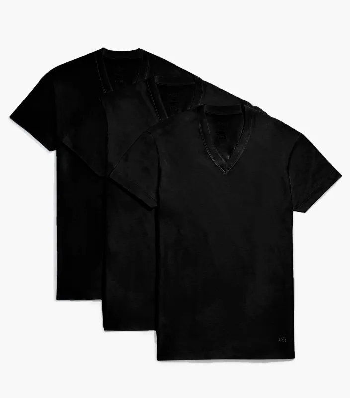 Pima Cotton V-Neck T-Shirt | 3-Pack made by 2xist