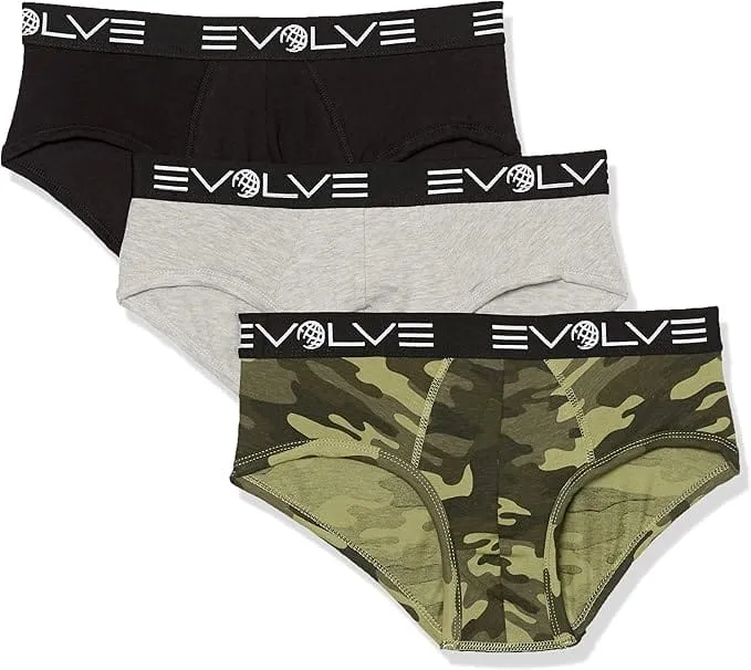 Evolve Cotton No-Show Brief 3-Pack sold by 2xist