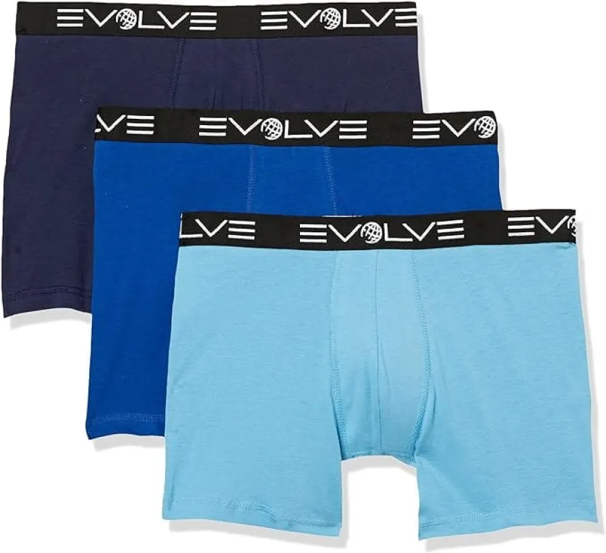 Evolve Cotton 6" Boxer Brief 3-Pack sold by 2xist