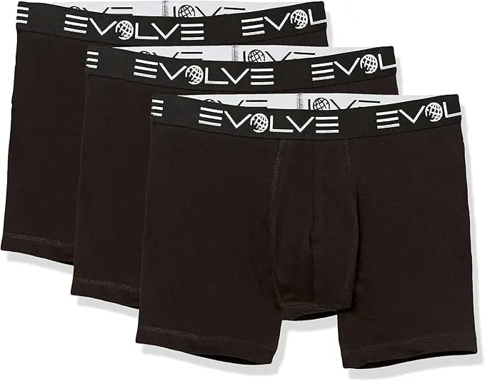 Evolve Cotton 6" Boxer Brief 3-Pack sold by 2xist